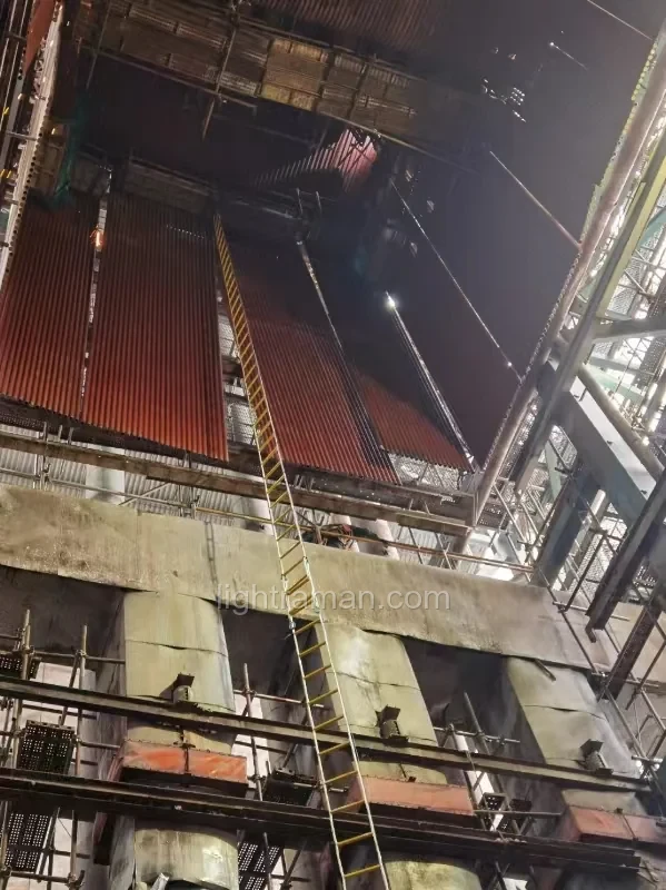 مراقبة درجة حرارة ألياف شعلة الغلاية 350°C
