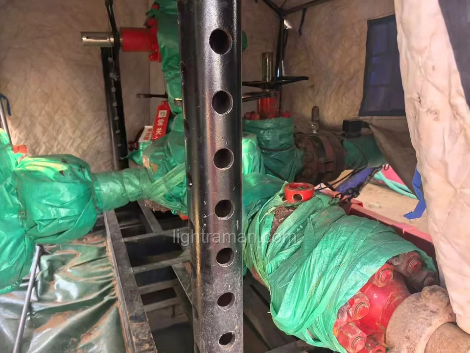مراقبة الحماية من تجميد خط الأنابيب عن طريق الحرارة