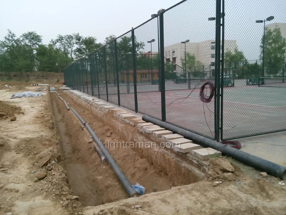 مراقبة درجة حرارة خط أنابيب التدفئة بالمنطقة