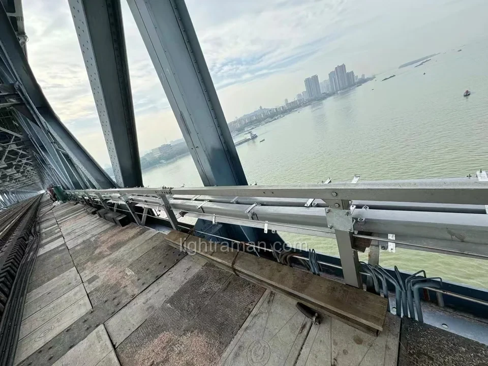 Monitoramento de temperatura da ponte do rio Nanjing Yangtze