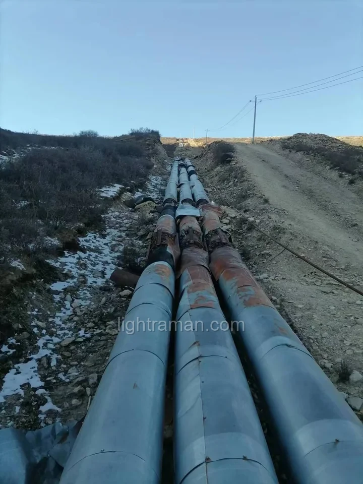 Akustische und Vibrationsüberwachung der Tailings-Pipeline
