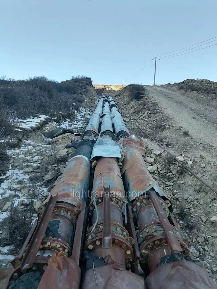 Akustische und Vibrationsüberwachung der Tailings-Pipeline